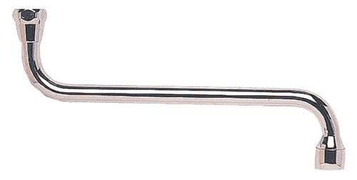 Bec standard par dessous chromé écrou 15/21 200mm